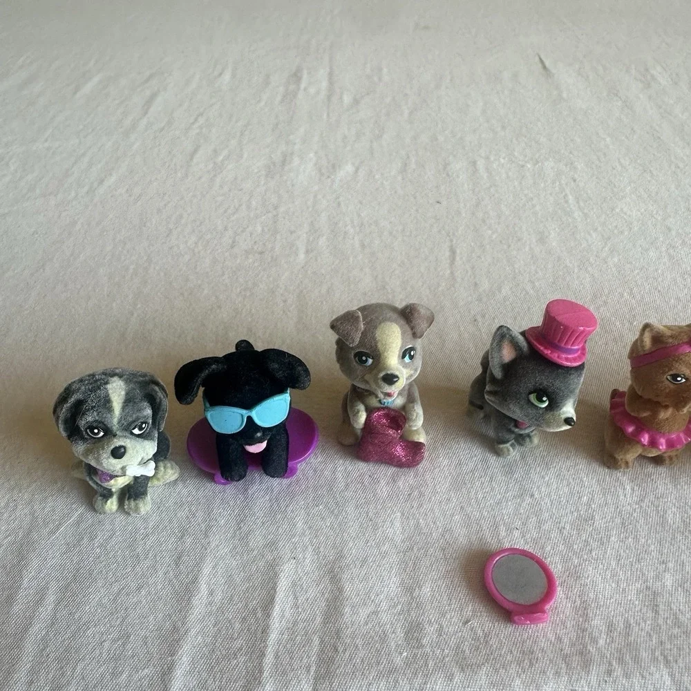 6 Barbie Pets Blind Bag Dogs Figures Flocked Replacement Piece Vet Animal & More